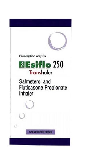 Thuốc Esiflo 250 Transhaler - Điều trị hen và bệnh phổi