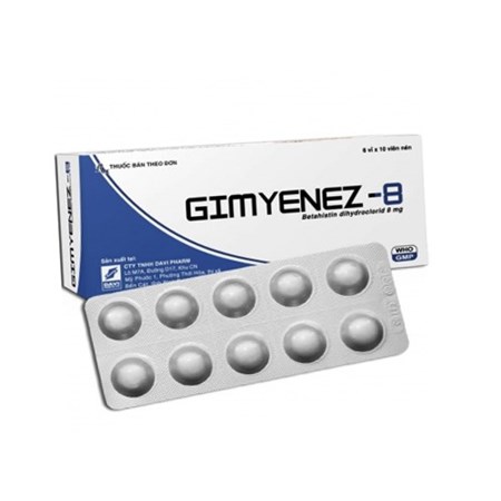 Thuốc Gimyenez-8 - Điều trị hoa mắt, chóng mặt, ù tai hiệu quả