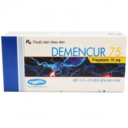 Thuốc Demencur 75mg - Thuốc điều trị đau thần kinh hiệu quả