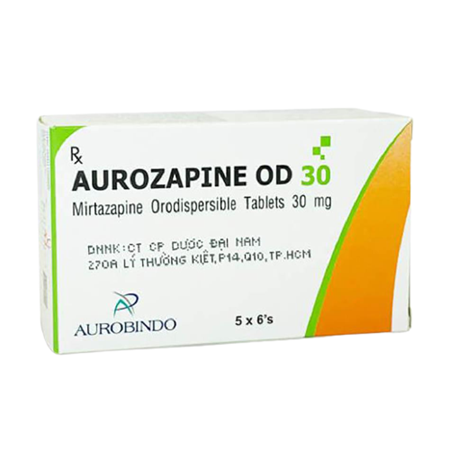 Thuốc Aurozapine OD 30mg - Điều trị bệnh trầm cảm hiệu quả