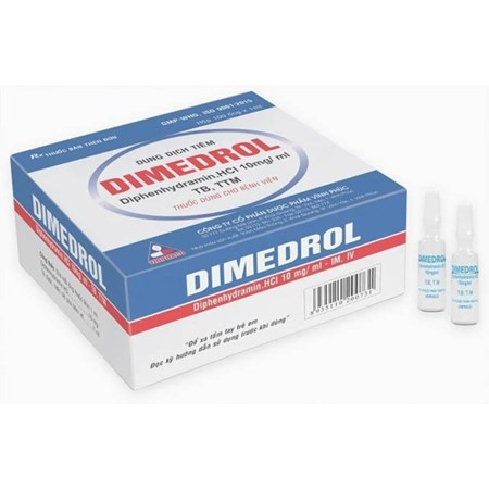 Thuốc tiêm Dimedrol 10mg/ml dung dịch - Điều trị dị ứng