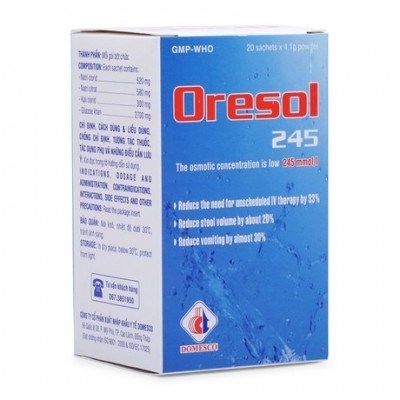 Thuốc ORESOL 245 - Bù nước điện giải