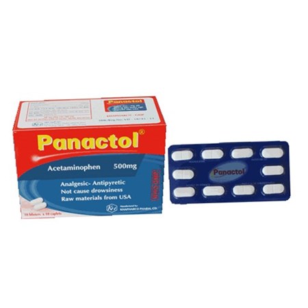 Thuốc Panactol 500mg - Giảm đau nhanh các triệu chứng sốt