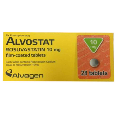 Thuốc Alvostat 10mg - Điều trị tăng cholesterol máu