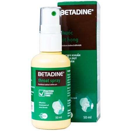 Thuốc Betadine Throat Spray