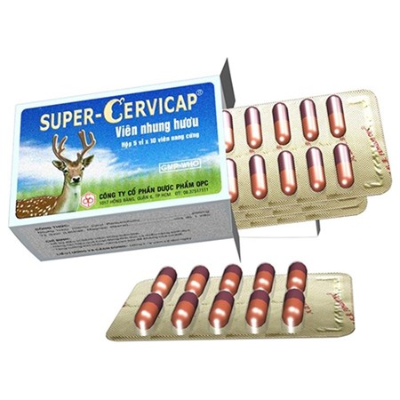 Thuốc Super Cervicap hộp 20 viên