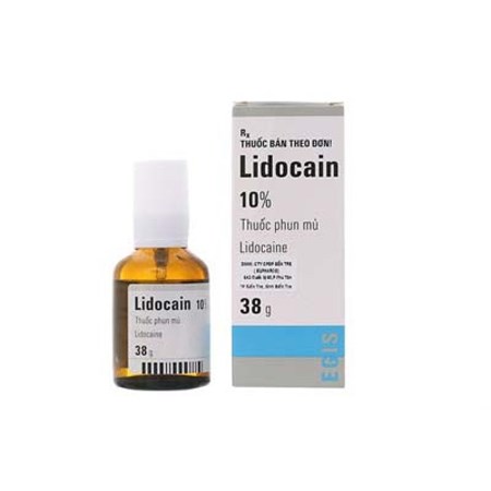 Thuốc Lidocain 10% - phun gây tê tại chỗ