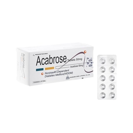 Thuốc Acabrose Tablets 50mg - Thuốc điều trị tăng đường huyết