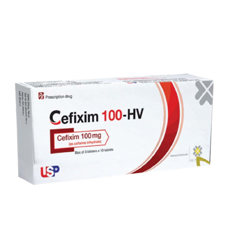 Thuốc Cefixim 100-HV - Thuốc kháng sinh