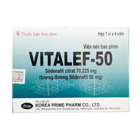 Thuốc Vitalef-50 hộp 4 viên