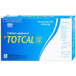 Thuốc Totcal Soft capsule-Bổ Sung Canxi