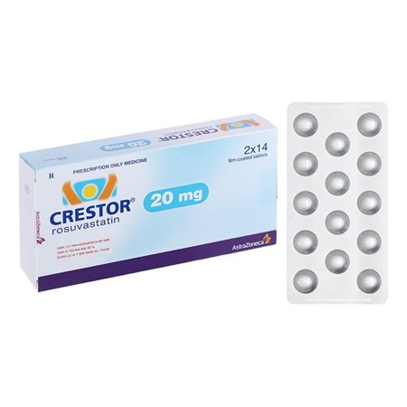 Thuốc Crestor 20mg - Thuốc giúp hạ mỡ máu