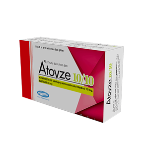 Thuốc Atovze 10/10 - Thuốc làm giảm cholesterol máu