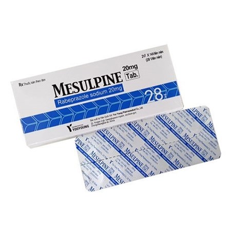 Thuốc Mesulpine 20mg - loét dạ dày tá tràng