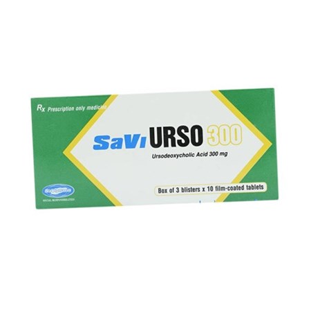 Thuốc SaVi Urso 300 - Cải thiện chức năng gan