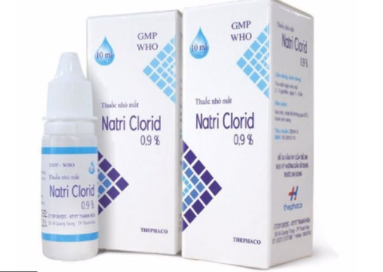 Thuốc nhỏ mắt Natri Clorid 0.9% Thephaco - Vệ sinh vùng mắt