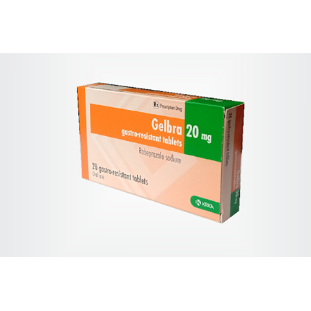 Thuốc Gelbra 20mg Gastro-resistant tablets