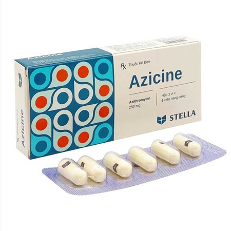 Thuốc Azicine 500mg Stella - Thuốc điều trị nhiễm khuẩn hiệu quả