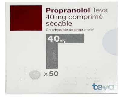 Thuốc Propranolol Teva 40mg - Thuốc điều trị tăng huyết áp của Isarel