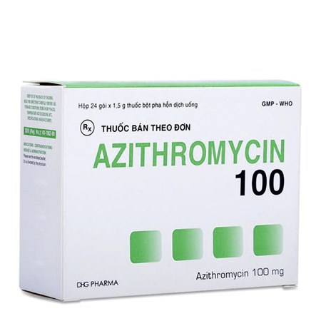 Thuốc Azithromycin 100 - Điều trị nhiễm khuẩn