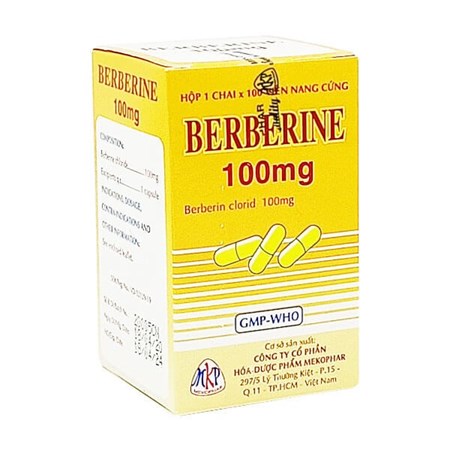 Thuốc Berberin 100mg - Điều trị tiêu chảy