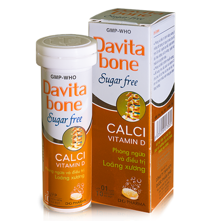 Thuốc Davita Bone Sugar Free - Phòng và điều trị loãng xương