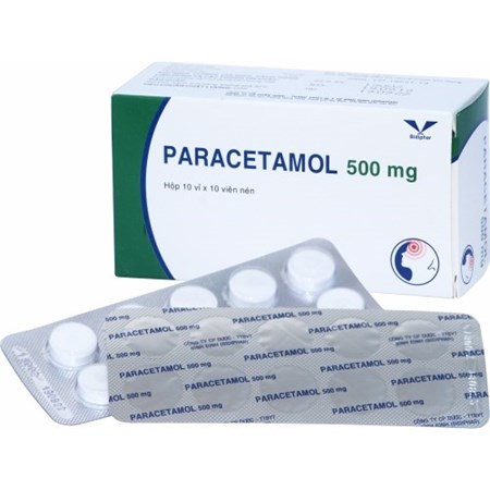  Thuốc Paracetamol 500mg Bidiphar - Thuốc giảm đau nhanh chóng