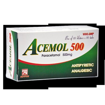 Thuốc Acemol 500mg - Giảm đau, hạ sốt
