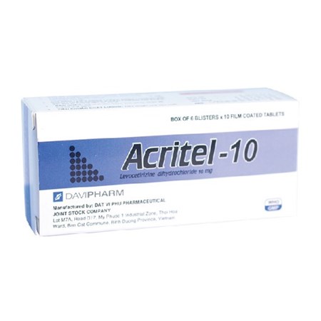 Thuốc Acritel 10g - Điều trị viêm mũi dị ứng