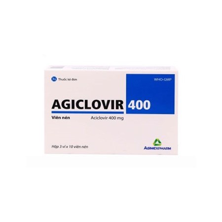Thuốc Agiclovir 400mg - Điều trị nhiễm Herpes