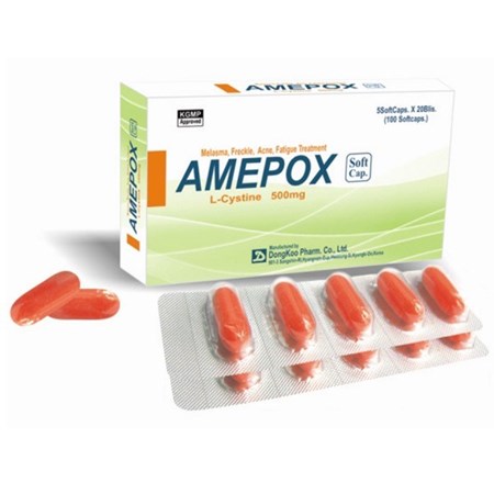 Thuốc Amepox 500mg - Điều trị sạm da, viêm da