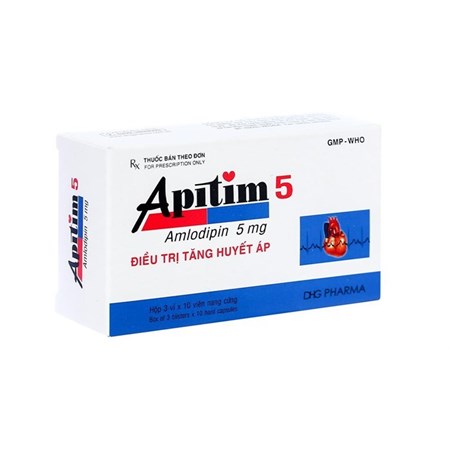 Thuốc Apitim 5mg - Điều trị tăng huyết áp