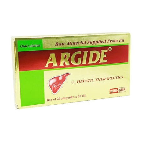 Thuốc Argide - Điều trị suy giảm chức năng gan