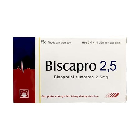 Thuốc Biscapro 2.5mg - Điều trị cao huyết áp