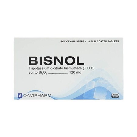 Thuốc Bisnol - Điều trị viêm loét dạ dày