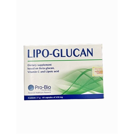 Thuốc LIPO GLUCAN - Tăng cường sức khỏe 