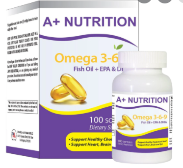 Thực phẩm bảo vệ sức khỏe A+ Nutrition Omega 3.6.9 (Hộp 100 viên)