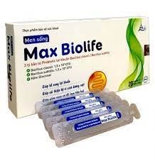 Thực phẩm bảo vệ sức khỏe bổ sung men vi sinh hỗ trợ tiêu hóa Max Biolife (Hộp 20 ống)