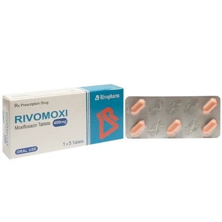 Thuốc Rivomoxi 400mg -  Kháng sinh trị nhiễm khuẩn, nhiễm trùng