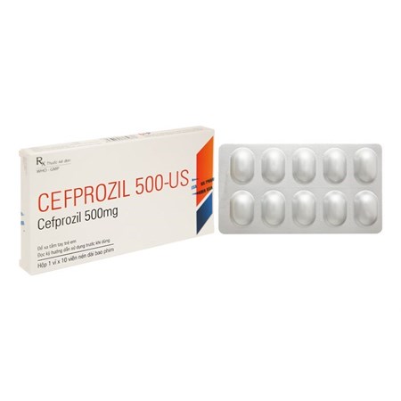 Thuốc Cefprozil 500-US - Kháng Sinh Nhiễm Khuẩn