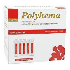  Thuốc Polyhema - Phòng và điều trị thiếu máu
