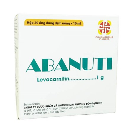 Thuốc Abanuti -Điều trị thiếu hụt Carnitine