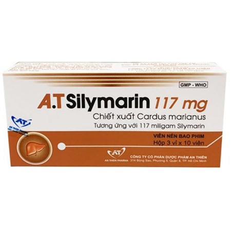 Thuốc A.T Silymarin 117mg  - Điều trị bệnh về gan