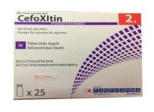 Thuốc Cefoxitin Panpharma 2g - Điều trị bệnh về nhiễm trùng