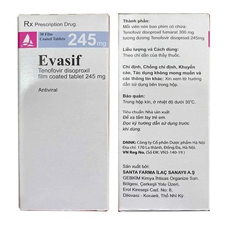 Thuốc Evasif 245mg - Điều trị bệnh về gan
