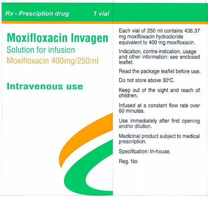 Thuốc Moxifloxacin Invagen  - Điều trị bệnh về da