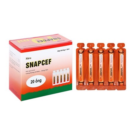 Thuốc Snapcef - Điều trị bổ sung kẽm