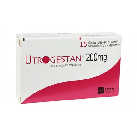 Thuốc Utrogestan 200mg Capsule - Thuốc điều trị nội tiết tố nữ 