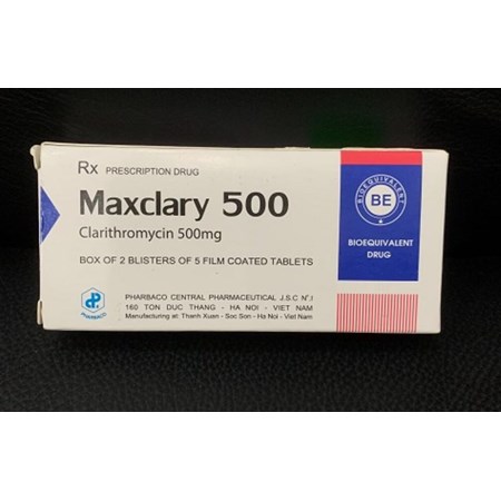 Thuốc Maxclary 500 - Điều trị bệnh về tai mũi họng