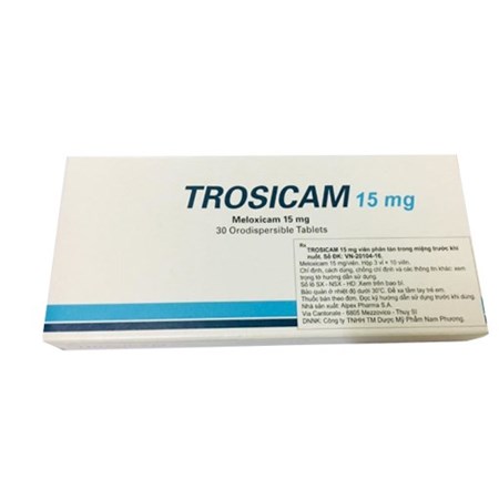 Thuốc Trosicam 15mg - Điều trị bệnh về xương khớp